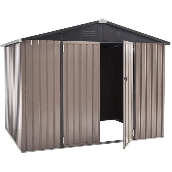 img-501.jpg 8 Ft. W x 6 Ft. D Metal Storage Shed