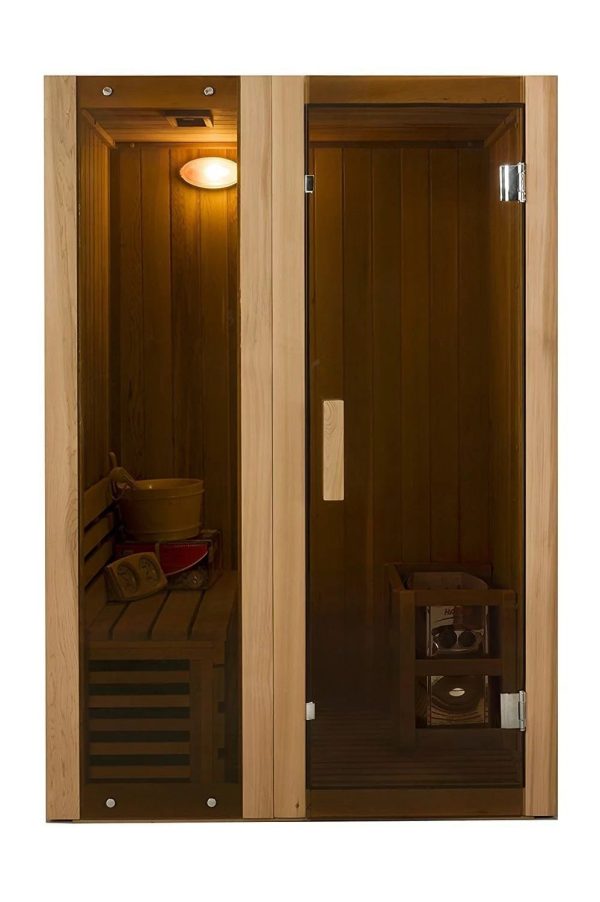 img-528.jpg ALEKO StI2ced Cedar Indoor Wet Dry Sauna Steam Room, 3 kW Harvia KIP Heater, 2 Person