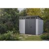 img-622.jpg Artisan 9 ft. W x 7.5 ft. D Plastic Storage Shed
