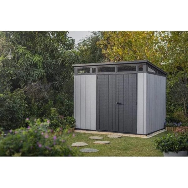 img-622.jpg Artisan 9 ft. W x 7.5 ft. D Plastic Storage Shed