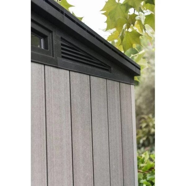img-629.jpg Artisan 9 ft. W x 7.5 ft. D Plastic Storage Shed