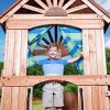 img-729.jpg Backyard Discovery Caribbean Cedar Swing Set