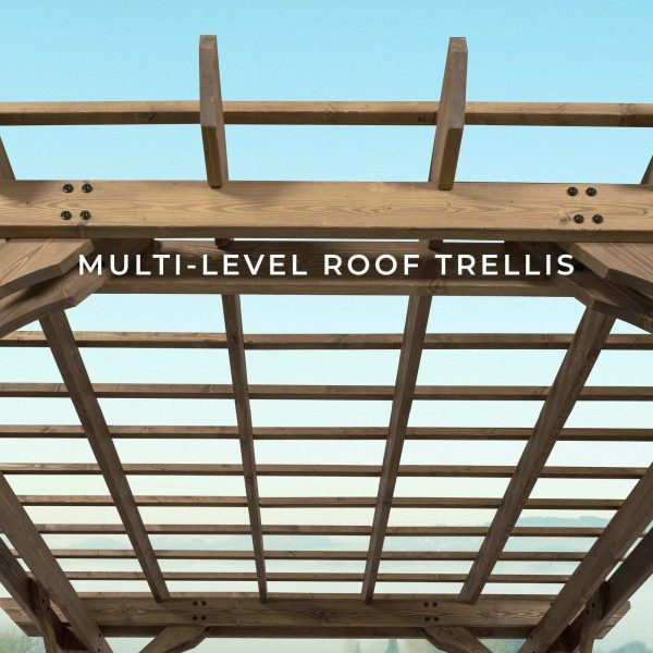 img-76.jpg 12×10 Fairhaven Pergola, Rustic Finish