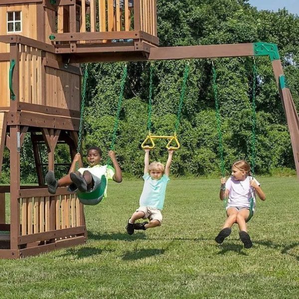 img-776.jpg Backyard Discovery Skyfort II Cedar Swing Set/PlaySet