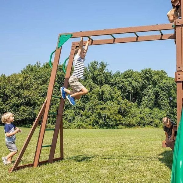 img-779-1.jpg Backyard Discovery Skyfort II Cedar Swing Set/PlaySet