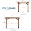 img-80.jpg 12×10 Fairhaven Pergola, Rustic Finish