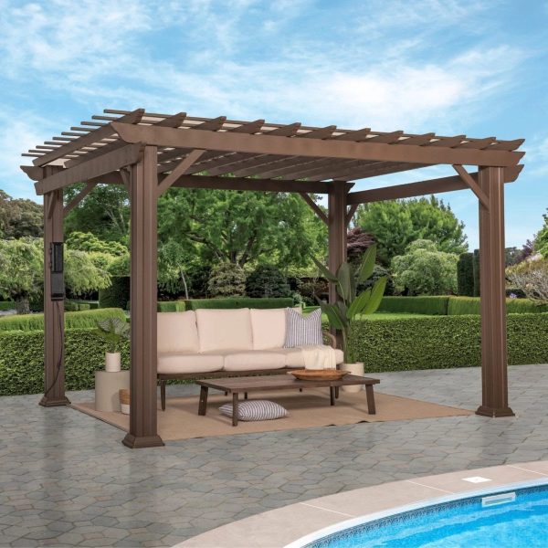 img-807.jpg Backyard Discovery Steel Traditional Pergola 12 ft. x 10 ft.