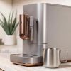 jhgfd3-1.jpg Café Affetto Automatic Espresso Machine + Milk Frother | Built-In & Adjustable Espresso Bean Grinders | One-Touch Brew in 90 Seconds | Steel Silver, 1.2 Liter, (C7CEBBS2RS3)
