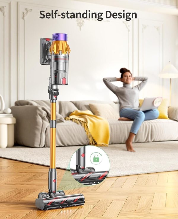 jhjj-1.jpg Cordless Vacuum Cleaner, 550W 45KPA 60 Mins Runtime Self-Standing Vacuum