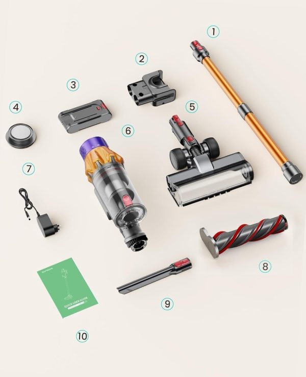 jjd-1.jpg Cordless Vacuum Cleaner, 550W 45KPA 60 Mins Runtime Self-Standing Vacuum