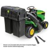 john-deere-lawn-mower-bags-buc10284-64_600.jpg John Deere 42-inch Twin Bagger for 100 Series Tractors – Fast, Easy Attachment
