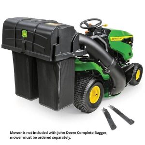 john-deere-lawn-mower-bags-buc10284-64_600.jpg John Deere 42-inch Twin Bagger for 100 Series Tractors – Fast, Easy Attachment