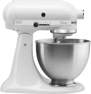 loo.jpg KitchenAid – Classic Series 4.5 Quart Tilt-Head Stand Mixer – White