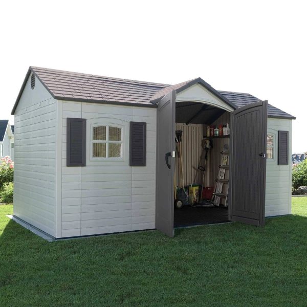 shopping-2023-05-29T175800.508-1-1.jpg Lifetime 15 ft. x 8 ft. Outdoor Garden Storage Shed with Double Doors & Skylights