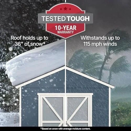 w2-19-1.jpg Handy Home Products Rookwood 10×12 Do-It-Yourself Wooden Storages Sheds- Does not Include Floor kit, Paint, or Roofing Shingles