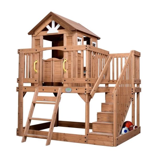 wooden-playhouses-scenic-heights-wooden-playhouse-2_1000x1000_9df5396c-8ecb-44c4-a9dc-e6d5a54417d8-1.jpg Backyard Discovery scenic Heights Cedar Playhouse